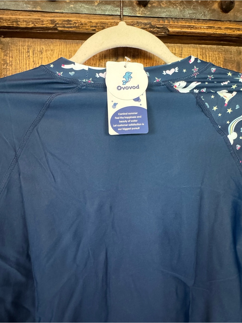 Navy Unicorn Rash Guard Set - Picture 5 of 8